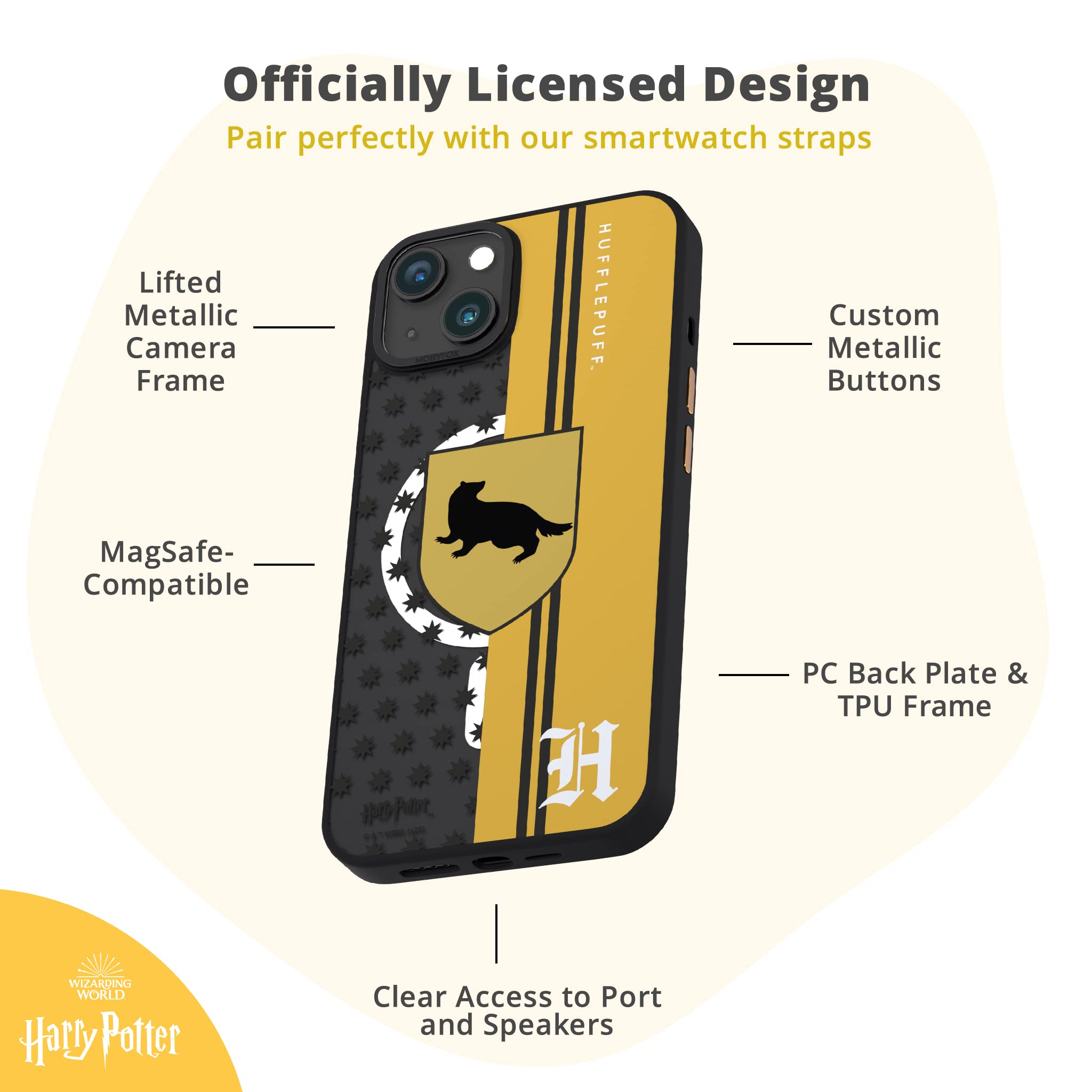 Amazon.com: MobyFox Harry Potter Hufflepuff Phone Case